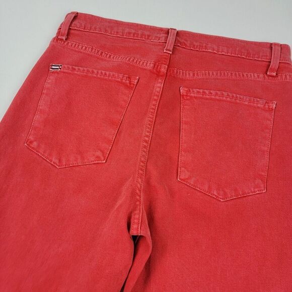 AO.LA Good High Rise Ankle Skinny Jeans Pants Red Orange Women Size 30 - Picture 12 of 12